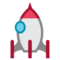 Rocket emoji on HTC